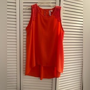 Light orange dress shirt, size small